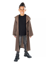 Boys Obi-Wan Kenobi Cape Star Wars Jedi Master Cosplay Fancy Dress Kids Costume