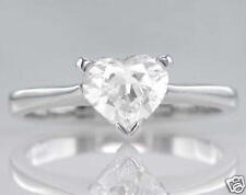 Diamond Solitaire Ring Heart