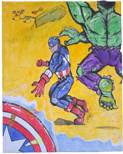 Captain america the hulk - vs,