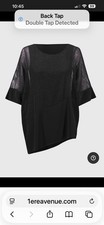 Joseph Ribkoff Black Top, Size