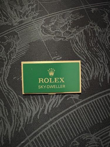 Rolex display plaque - display,