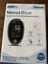 NEXUS BLUE ..Blood Glucose Monitoring System Bluetooth ..new and boxed
