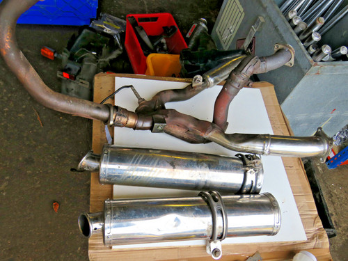 Suzuki sv1000 exhaust system - exhaust,