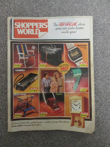 Shoppers world catalogue - world,