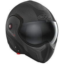 Roof Boxxer 2 Carbon Motorcycle Motorbike Flip Up Helmet - Wonder Matt Black
