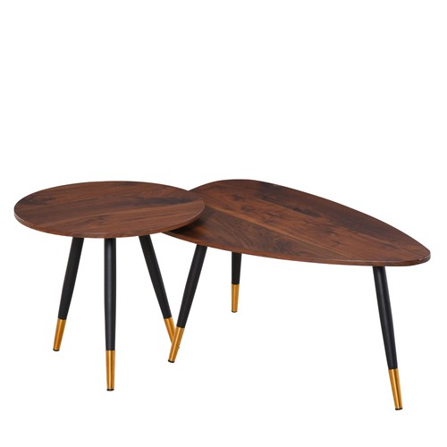 Homcom coffee table set 2 - homcom,