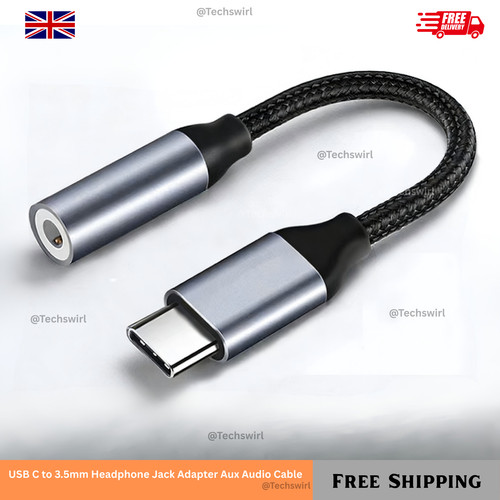 Usb 5mm headphone - usb-c, to