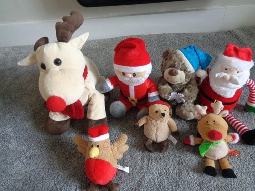 Xmas soft toys - 8x, father