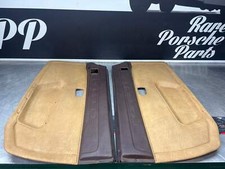 Porsche 924 944 -85.5 pair of Used RHD brown Porsche scripted door cards, 478867