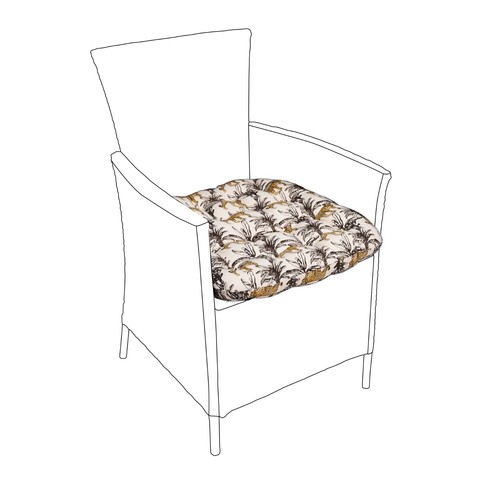 Tufted garden chair - tufted, cushion