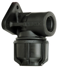 Philmac 9032 wall plate elbow 25mm (3/4") x 3/4" BSP female thread Back plate