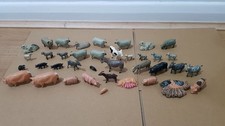 vintage britains & other lead farm sheep pigs lambs etc mixed lot