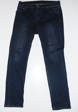 Dsquared2 Mens Jeans W34 L34 Indigo Blue Straight Organic Smart BE COOL BE NICE