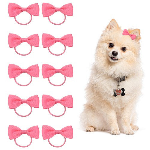Cute dog hair bows - hair, with