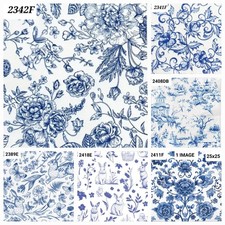 6 x Delft blue / Mixed Sizes