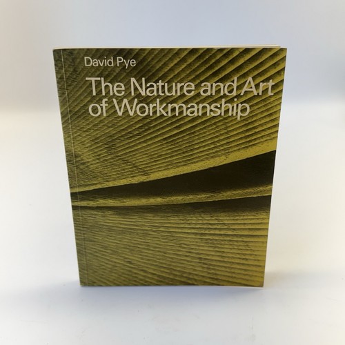Signed david pye the nature - david,