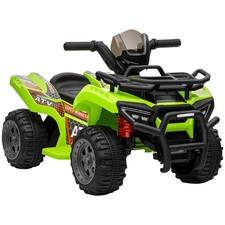 HOMCOM 6V Kids Electric Ride on Car Toddler Quad Bike ATV for 18-36 month Green