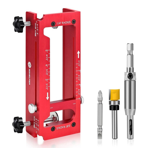 Door hinge jig aluminum - door,
