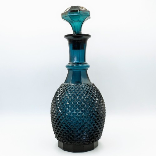 Empoli genie bottle teal - empoli, glass