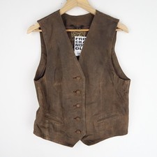 Vintage Womens Brown Leather