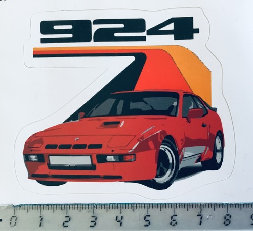 Sticker decal porsche 924 - sticker/decal,,