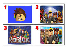 GAMING ROBLOX CEILING LIGHT SHADE OR TABLE LAMPSHADE-4 DESIGNS-3 SIZES