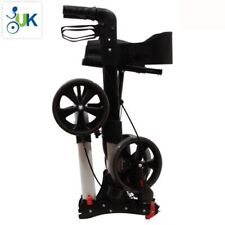 Aidapt Deluxe Triple Fold Flat Lightweight 4 wheeled Walker Rollator