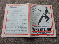British wrestling programme (Ironfist, Big Daddy, Bristol 10/5/84)