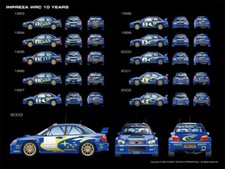 A3 Subaru Impreza WRC 10 Years