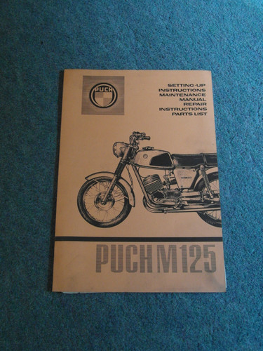 Puch m125 maintenance manual - m125,