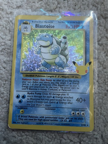 Pokémon tcg blastoise - pokémon, 1995