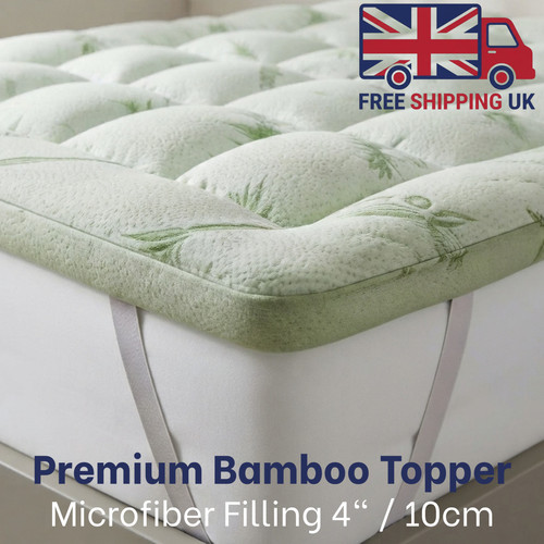 Bamboo mattress topper - 4",