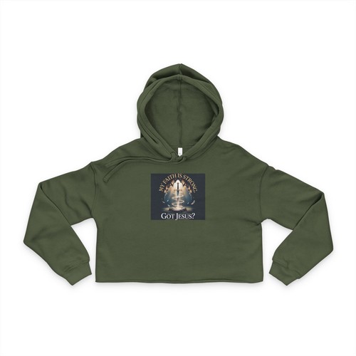 God will cropped - god’s, hoodie