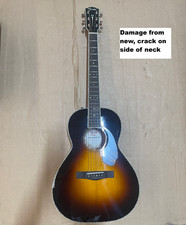Fender - PS-220E Parlor, Acoustic-Electric Guitar, Ovangkol Fingerboard, 3-Colou