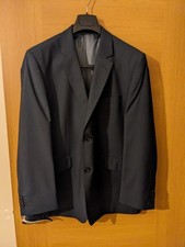 Mens Jaeger Navy Wool Mohair