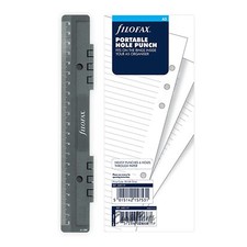 Filofax A5 Hole Punch Portable Plastic Refill  Punches 6 holes - 340119 - Uk