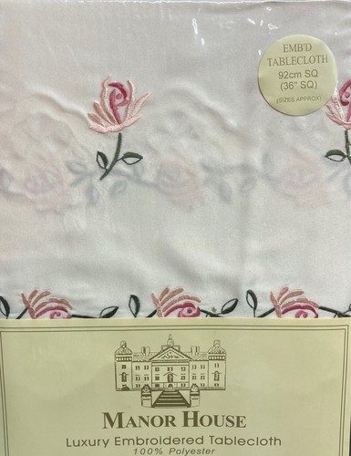 Floral embroidered square - embroidered,
