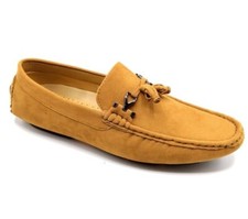 MENS FAUX LEATHER SLIP ON