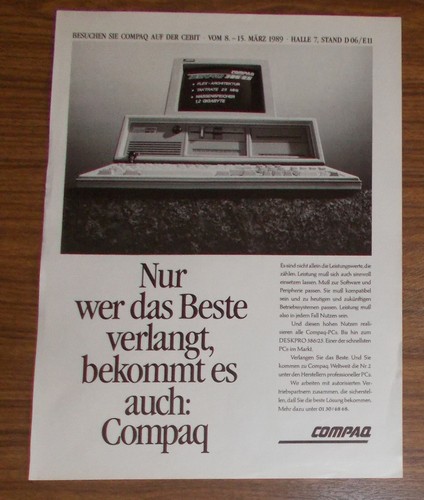 Rare advertising compaq - rare,