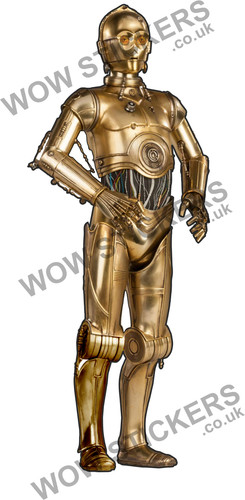 Star wars c3po - c3po, sticker