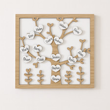 Wooden family tree - wooden,