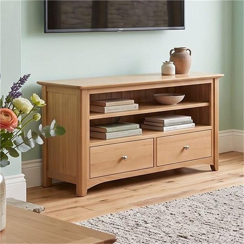 Solid oak cabinet - tv,
