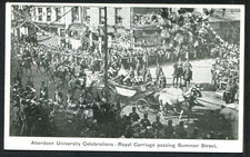 Aberdeen - Royal Carriage passing Summer Street (Uni Celebrations) c1910 (R5777)