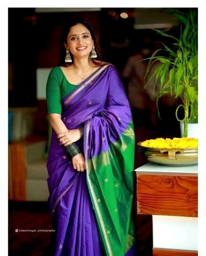 Silk saree indian new designer - silk,