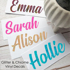 Personalised Glitter Chrome