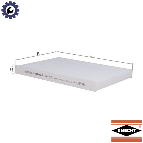 Filter cabin air 910 for - air,