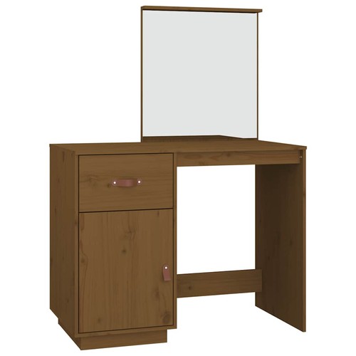 Solid wood pine dressing table - solid,