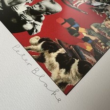 Framed Peter Blake signed
