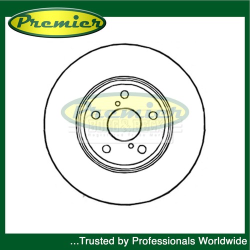 Premier front brake disc - front,