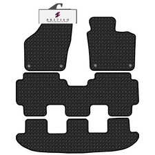 Fits Seat Alhambra 2010-2020 Tailored 3mm Heavy Duty Rubber Car Floor Mats Black